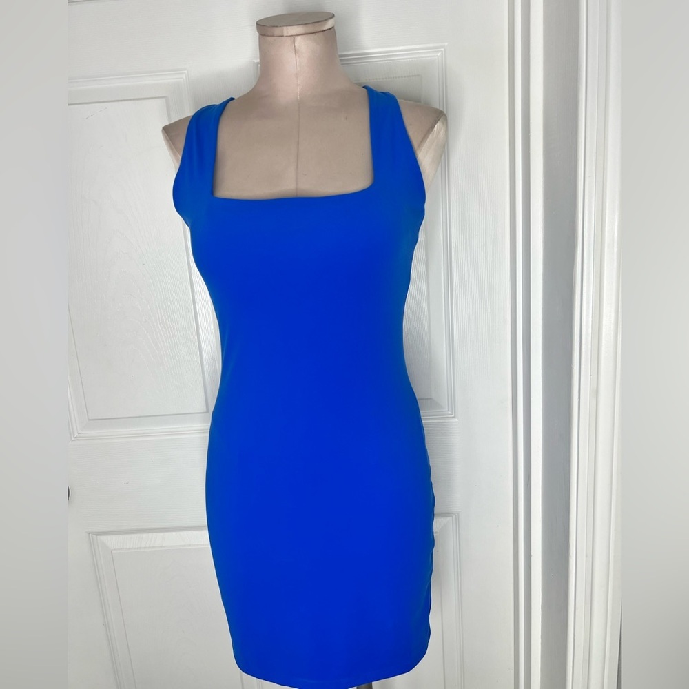 Buff Bunny Collection Blue Pullover Dress Sz M